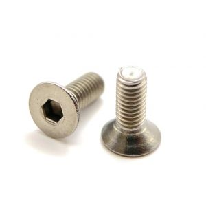 Vis M3x8 mm Tête Fraisée BTR en acier INOX A2 | Ø 3x8 mm - M3 x 8mm | Vis FHC à 6 pans creux (clé allen) ISO 10642 / DIN 7991 | Vis inoxydable A2 (V2A/304) : LOT DE 10 Pcs - Premium Fixation (ProRaje Sarl, neuf)