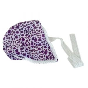 Bandeau tête de mort en dentelle imprimé léopards couvre-chefs pour l'extérieur motif imprimé papillon créatif écharpe de cheveux d'Halloween (xiangqianjia, neuf)