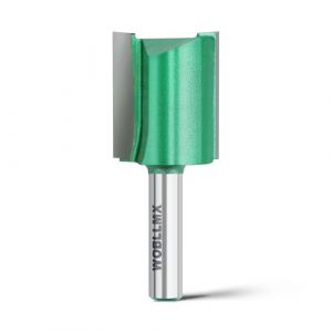 WOBLLMX Fraise à affleurer à tige de 8 mm, diamètre 25 mm, longueur de travail 30 mm, lame en métal dur pratique, durable et tranchante pour fraise à queue CNC pour plaque de densité en bois massif (XINHES, neuf)