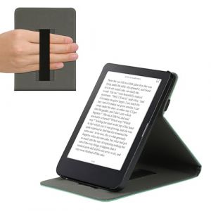 kwmobile &Eacute;tui pour liseuse &eacute;lectronique Compatible avec Kobo Clara 2E - &Eacute;tui Housse Rabat liseuse Simili Cuir Menthe glaciale (SX-Commerce, neuf)