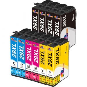 Clorisun 29XL Cartouches d'encre pour Epson 29 29XL pour Epson Expression Home XP-255 XP-247 XP-355 XP-235 XP-245 XP-442 XP-445 XP-455 XP-452 XP-435 XP-345 XP-352 XP-342 XP-332 XP-432 XP-257 XP-335 (Clorisun EU, neuf)