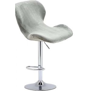 Housse Tabouret de Bar en Velours/Incurv&eacute; Lot de 2/4/6 Extensible Couvre de Tabouret de Bar de pub Couverture de Tabouret Haute Housse Chaise de Salle a Manger Couvre Protecion De Chaise ( Color : #23 (Lausit Zenr, neuf)