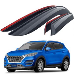 Goodyear Adh&eacute;sif D&eacute;flecteurs d'air Compatible avec Hyundai Tucson 2015-2020 TL - D&eacute;flecteur d'air, Fen&ecirc;tre, Deflecteur pour Auto -Protection Soleil&Pluie - Installation Facile -4Pc SF (Kleeblatt GmbH, neuf)