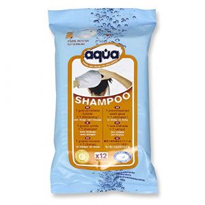 Aqua Shampoo Gants de toilette pr&eacute;-imbib&eacute;s sans rin&ccedil;age (paquet de 12 gants) (Tous-Ergo, neuf)