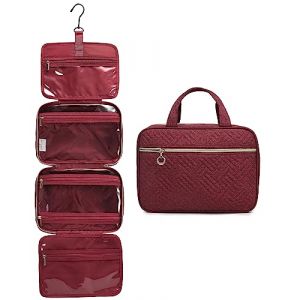 LOVEVOOK Trousse de Toilette Femme Voyage, Grande Capacit&eacute; Trousses de Toilette &agrave; Suspendre Vanity Maquillage, Imperm&eacute;able Trousse-de-Toilette Voyage Accessoires Sac Cosm&eacute;tique Organisateur (TRIPOD EUR, neuf)