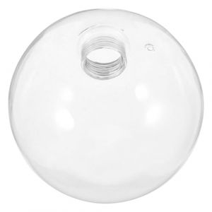 Angoily Abat-Jour Verre Rond Transparent 20X10X10 Cm Pour Lampe Plafonnier Int&eacute;rieur Globe Luminaire Couvercle Verre Facile &Agrave; Installer D&eacute;coration Maison (Lotra, neuf)