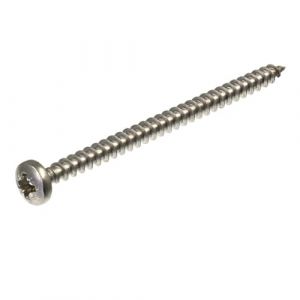 SECCARO Lot de 150 vis à bois à tête bombée 4 x 60 mm en acier inoxydable V2A VA A2 avec filetage complet, cruciforme/PZ (ecomserv - Advanced eCommerce Service, neuf)