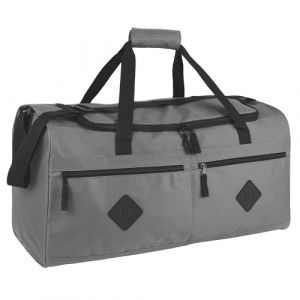 Sac de sport de cricket pour homme de 55 l avec bandoulière réglable, poignées, gris, 24”L x 12”W x 11.5”H, Bagages (ADS Outlet EU, neuf)