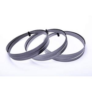 Lot de 3 lames de scie &agrave; ruban bi-m&eacute;tal M42 - Pour m&eacute;tal, acier, aluminium, m&eacute;taux non ferreux - 1640 x 13 x 0,65 mm - 10-14 dents par pouce (Bandsaegeblattshop, neuf)