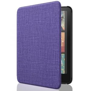 MoKo Étui Compatible avec 7" Kindle Paperwhite (12th Generation-2024) and Kindle Colorsoft Signature Edition 2024, Etui léger avec Auto Wake/Sleep pour Kindle Paperwhite 2024, Violet Foncé (Amoi Channel, neuf)