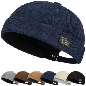 Bonnet Souple Doux et l&eacute;ger pour la Course &agrave; Pied Respirant et &eacute;lastique Chapeau Docker Bonnet Homme Docker Hat Femme Casquette Homme Chapeau Marin Casquette (YUNIAN-Direct, neuf)