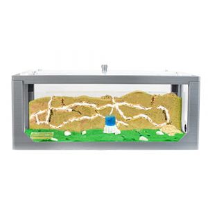AntHouse - Fourmili&egrave;re Naturelle en Sable 3D Gris | Kit Commencement Big 30x15x10 cm| Ferme de Fourmis | Colonie de Fourmis Incluse (AntHouse, neuf)