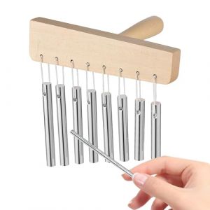 Carillons de percussion, carillon de méditation - 8 notes Bar carillon | Instruments de percussion à main, instruments de sonore pour adultes femmes hommes débutants (matxin, neuf)