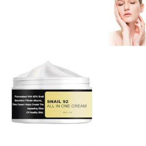 Crème pour le Visage Snail,Crème Anti - âge pour Escargots,Crème Réparatrice Visage Escargot,Snail Cream pour Hydrater le Visage,Naturelle Crème Hydratante d'Escargot (KENdouSHOP, neuf)