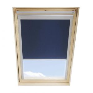 Store occultant Itzala pour fen&ecirc;tres de toits Velux, Dark Blue - 4212, GGL,GHL,GHU / F06 (store-fenetredetoit, neuf)