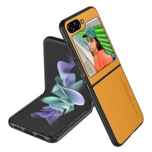 RankOne Coque Compatible avec Samsung Galaxy Z Flip5 / Samsung Galaxy Flip 5 2023 (6.7"), Etui en Silicone Housse - Jaune (Rankone, neuf)