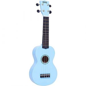 Mahalo Rainbow Ukulélé Soprano avec Housse Bleu Ciel Brillant (Cordes en Stock, neuf)