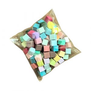 Lot de 50 éponges à ongles souples pour ongles Blanc/coloré (jihehome, neuf)