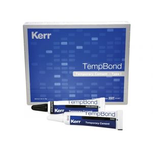 Ciment dentaire pour provisoires et couronnes Temp-Bond avec eugénol 50 g de base et 15 g accélérateur (Eurosima Shop, neuf)
