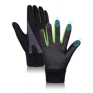Becellen Gants Enfant Hiver, Gants Velo Thermique &Eacute;Cran Tactile Antid&eacute;rapants Coupe-Vent Gants Cyclisme Course Marche Moto pour Gar&ccedil;ons Filles 6-10 Ans Plein Air (Becellen, neuf)