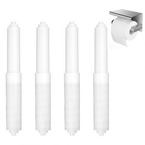 BDEPSTR Support Papier Toilette,Lot de 4 Porte Papier Toilette,Porte-Papiers Toilettes,en Plastique,Compatible avec Diff&eacute;rents Formats de Rouleaux,pour Salle de Bain et Maison (ZLw6679, neuf)