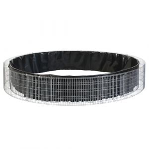 bellissa Parterre surélevé Rond en Gabion - 95568 - jardinière Ronde en Cage à Pierre - kit de Construction, Film de séparation Inclus - diamètre 240/220 cm, Hauteur 40 cm (GartenAZ GmbH, neuf)