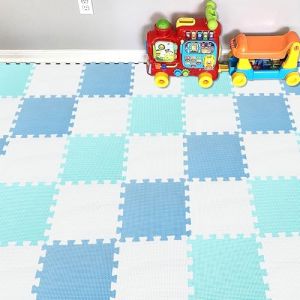 YIMINYUER® 25 Morceaux (30cmx30cmx1cm Chaque Morceau), Tapis De Puzzles Mousse Enfant, Jeu Bebe Dalle Mousse, Tapis De Sol R01R07R08G301025 (YIMINYUER TOYS, neuf)