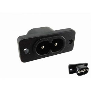 Connecteur pour appareils &agrave; froid C8, montage horizontal 250 V/2 A (MixWare MegaShop, neuf)