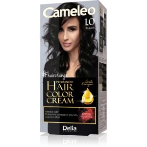 Delia Cameleo Kit de coloration permanente pour cheveux avec om&eacute;ga + &ndash; 1.0 Black (0578) D/01 (THE LIMITED EDITION ?, neuf)