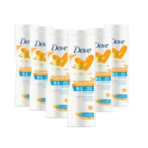 Dove Body Love Lot de 6 lotions pour le corps 24h avec protection UVA/UVB et SPF 15 pour tous les types de peau 250 ml (IwonaTEC, neuf)