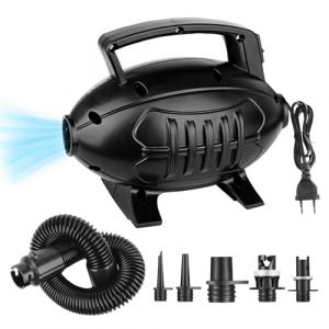 Pompe &agrave; air &eacute;lectrique, 600 W, avec 5 buses, pompe &eacute;lectrique, matelas gonflable pour matelas, piscine, bou&eacute;e, balles de yoga, matelas gonflable (SwiftCart Azalaya, neuf)