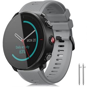 TOPsic Bracelet Polar Vantage M2 Bande, Silicone Bande Remplacement Sport 22mm Bracelets pour Polar Vantage M, Vantage M2, Grit X, Grit X Pro, Grit X Pro Titan, Vantage V2 Shift (TOPsic, neuf)