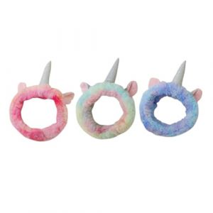 CALLARON 3pièces Bandeau Licorne Pour Femme Et Fille Serre-tête Élastique Accessoire Cheveux Motif Licorne (Raindrops On Roof, neuf)