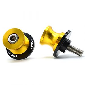 2pcs M6 6mm Diabolos Le Mans Support de Montage pour YZF R1 R3 R6 R6S R25 R125 600R (Or) (ZW-MOTOR, neuf)