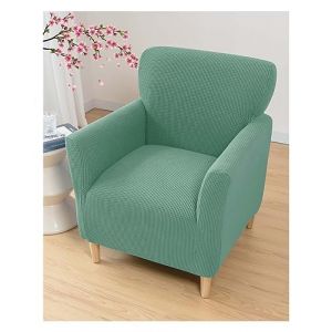 Housse de Fauteuil Cabriolet 1 Place Housse de Fauteuil Extensible Club Universel Amovible Lavable Couverture de Fauteuil Chesterfield Protecteur de Fauteuil pour Salon Tub Chair ( Color : #13 , Size (MIUGOODEL, neuf)