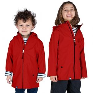 Breizh Ocean - Cir&eacute;, Imperm&eacute;able Enfant - Cr&eacute;ation Fran&ccedil;aise LANNION Mixte, Gar&ccedil;on ou Fille - Impermeable Int&eacute;rieur Ray&eacute; Style Marini&egrave;re - Manteau Enfant Garcon ou Fille de 1 &agrave; 14 ans (BREIZH OCEAN, neuf)