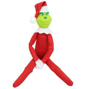 ENIXWH Grinch Peluche de No&euml;l en peluche pour chien, jouet en peluche, cadeau pour enfants, filles, gar&ccedil;ons (rouge) (Molinter, neuf)