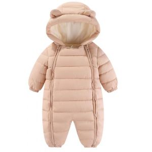 Maeau Combinaison de Neige B&eacute;b&eacute; Fille Gar&ccedil;on Grenouill&egrave;re Hiver Nouveau N&eacute; Barboteuse &agrave; Capuche Snowsuit V&ecirc;tement de Ski Chaud Combi Pilote Jumpsuit Manteau Polaire Veste Ensemble Body 0-5 Mois Orange (YOUXINGEU (Livraison sous 5 &agrave; 12 jours）, neuf)