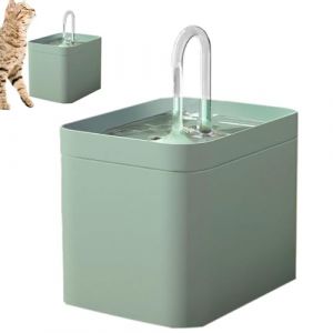 1.5 L Fontaine &Agrave; Eau pour Chat, Fontaine &Agrave; Eau pour Chat sans Fil, Fontaine &Agrave; Eau pour Chat Silencieuse, Distributeur d'eau pour Chien Et Chat, Fontaine &Agrave; Eau &Agrave; Circulation Automatique avec Robinet (yumksn, neuf)