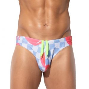 Casey Kevin Maillot de Bain Homme Mini Slip Swim Piscine Just for Men Natation Jammer Drole Bronzant Surf Sexy Moulant Short Briefs Swimwears Plage Séchage Rapide (Casey-Kevin, neuf)