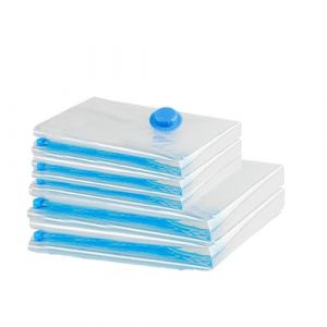 Kit 5 Sacs Sous Vide Réutilisables [60x40cm & 60x80cm] - Rangement Vêtements, Couettes, Oreillers par Aspiration - Économisez 75% d'Espace ! - ZWMYF (zhi wang mao yi, neuf)