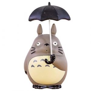 EyLuL 15 cm - Cartoon Movie Mon Voisin Chinchilla avec Parapluie poupée PVC Personnage décoratif Jouet (zhangruijunbaihuodian, neuf)