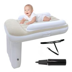 Lit Avion Enfant Bebe Voyage Portable Hamac Avion Enfants(avec pompe et sangle de s&eacute;curit&eacute;), Lit de Voyage bebe, Lit Gonflable Enfant Convient &agrave; la Plupart des Si&egrave;ges pour la Voiture d'avion (XMSAIL, neuf)