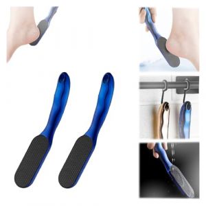 Foot File, Nanoglass Foot File, And To Hard Skin And Dead Skin Foot Scrubber, Wet And Dry Feet Callus Remover For Feet, Lightweight Foot Scrubber(Blue-2) (zhikong, neuf)