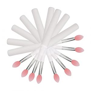 Applicateurs de Sourcils &agrave; Rouge &agrave; L&egrave;vres, Brosses &agrave; L&egrave;vres en Silicone Compacte en Silicone Compacte pour le Brillant pour les Sourcils pour les Sourcils (Ginyia, neuf)