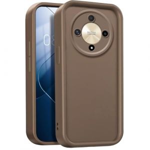 GOGME Coque pour Huawei Honor Magic 6 Lite / Magic6 Lite, Housse de Protection Int&eacute;grale en Silicone TPU Doux, &Eacute;tui Antichoc Anti-Poussi&egrave;re - Brun (KERUN EU, neuf)