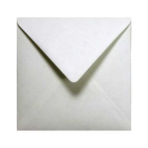 Netuno 25 enveloppes carr&eacute;es &eacute;cru 155 x 155 mm 120g Crush Corn enveloppes &eacute;cologiques enveloppes de haute qualit&eacute; enveloppes &eacute;l&eacute;gantes papier recycl&eacute; pour invitations No&euml;l cartes de v&oelig;ux mariage (netuno, neuf)