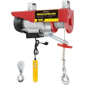 Treuil à Câble Électrique 600 kg, 1200 W, Hauteur de Levage 12 m, Vitesse 10 m/min, Palan Électrique avec Télécommande Filaire, Moteur en Cuivre Pur, pour Garage, Entrepôt et Usine (CHASING SONG LIMITED-, neuf)