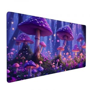 Tapis de Souris for&ecirc;t Tapis de Souris XXL 600x300x3mm, Tapis Souris Fleur, Imperm&eacute;Able, Non-Slip Grand sous Main Bureau, Am&eacute;Liore La Vitesse Et La Pr&eacute;Cision, pour Gamer, Personnel de Bureau XZ-311 (Zhynfiie, neuf)