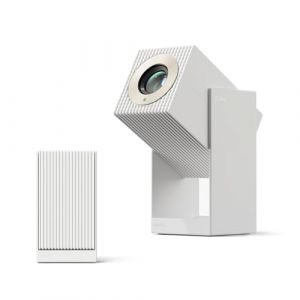 WANBO Cube 2 Pro Android TV Videoprojecteur & Netflix, 230° Réglable, Instantané Autofocus Keystone, 500 ANSI Lumens, Natif 1080P, Wi-FI Bluetooth Mini Projecteur Video Portable (Blanc) (Wanbo Direct, neuf)